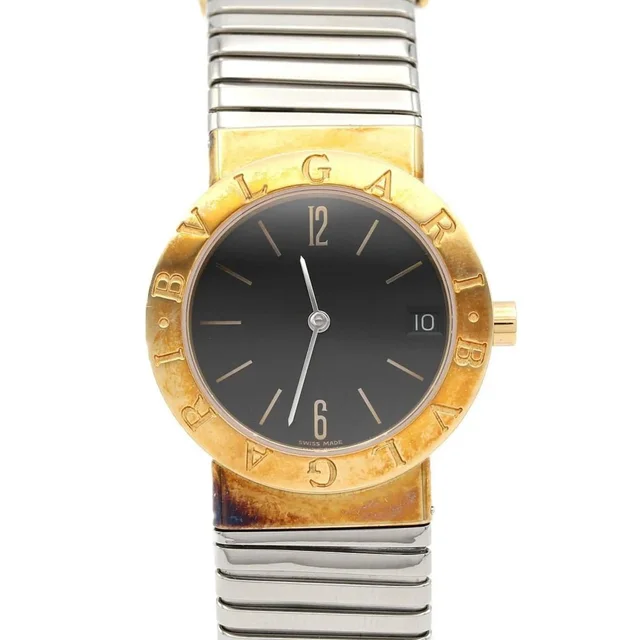 Bvlgari Yg/Combination Bb30gscd Ss Quartz Watch in black from Grailed
