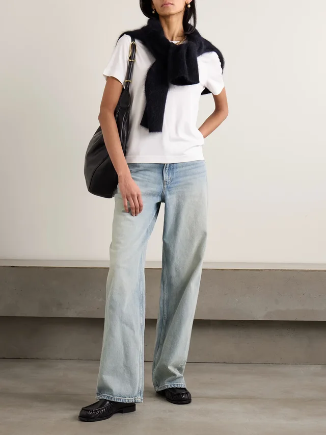 B SIDES Elissa high-rise wide-leg jeans in Blue, photo 2 of 2 from NET-A-PORTER (Canada)