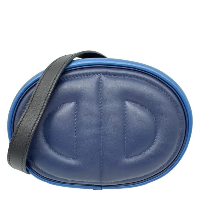 Hermès In The Loop Swift Leather Belt Bag Blue in Blue Swift leather from Dallas Designer Handbags