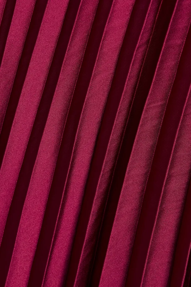Derek Lam 10 Crosby Liriel Pleated Charmeuse Midi Skirt in Plum, photo 4 of 4 from THE OUTNET