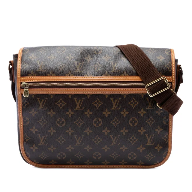 Brown Louis Vuitton Monogram Bosphore Messenger GM Crossbody Bag in Brown Coated canvas from Designer Revival