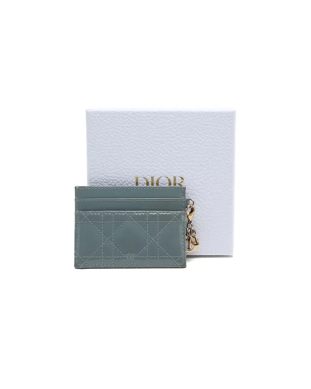Lady Dior Cannage Patent Card Holder in Patent leather from A Retro Tale, photo 2 of 5