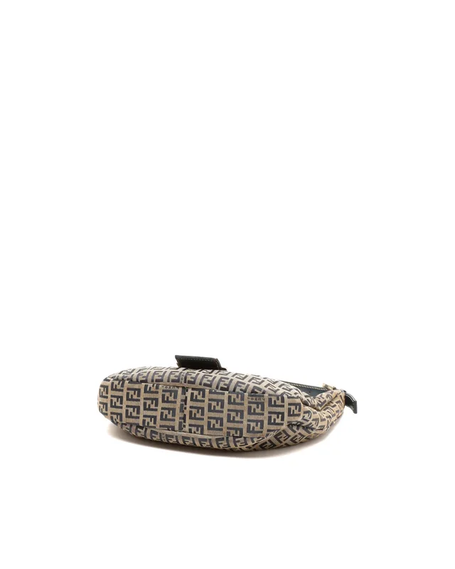 Fendi Zucchino Half Moon Bag in Canvas from A Retro Tale, photo 5 of 9