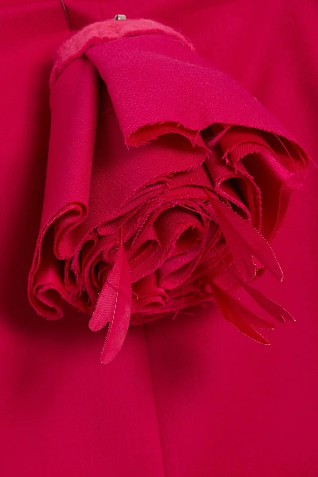 Area Floral-Appliquéd Wool-Twill Mini Skirt, photo 4 of 5 from THE OUTNET