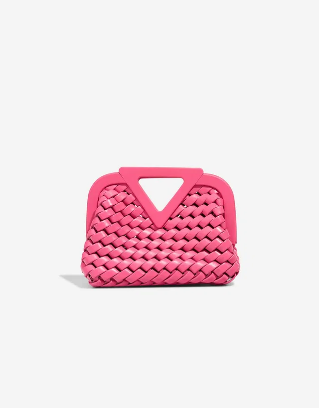 Bottega Veneta Crossbody Bag Small Lamb Pink in Pink Lambskin from SACLÀB