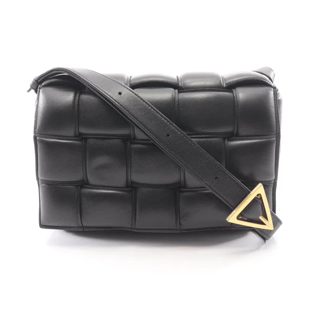 Bottega Veneta Padded Cassette Leather Shoulder Bag in Leather from LuxUness