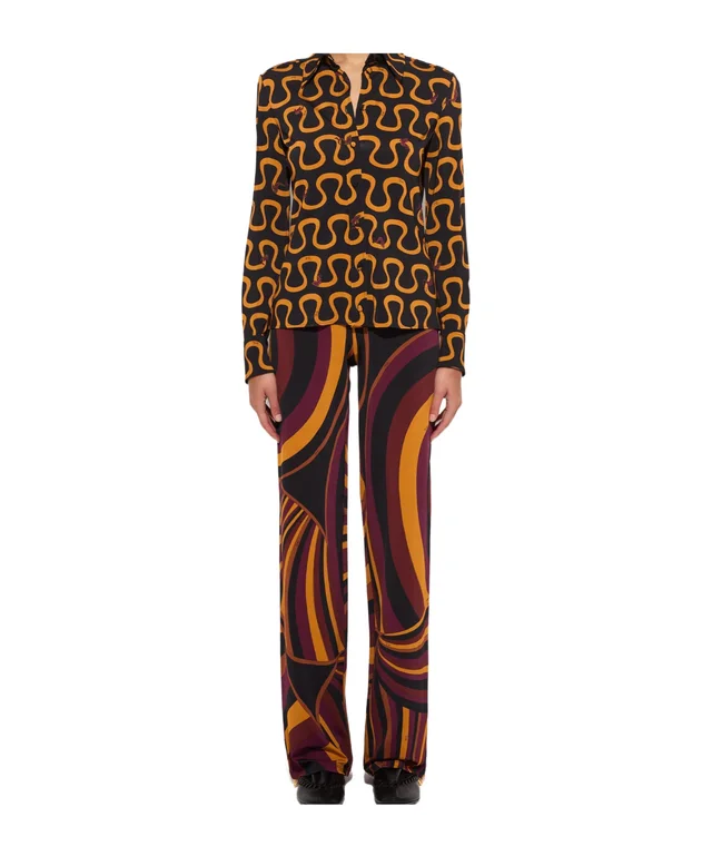Emilio Pucci PUCCI Jersey Printed Pants, photo 2 of 5 from SENSER