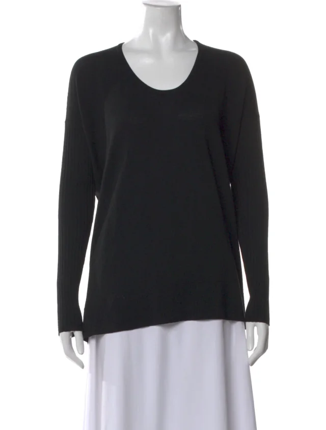 The Row sweaters in black from The RealReal