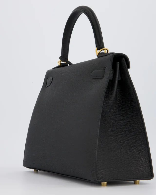 Hermès Kelly 28 Sellier Bag in Black Epsom leather from Sellier, photo 14 of 23