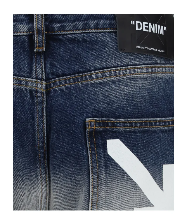 Off-White Half Arrow Straight Leg Jeans, photo 3 of 3 from SENSER