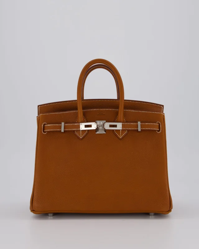NEW STAMP* Hermès Birkin 25 Retourne Bag in Leather from Sellier, photo 2 of 2