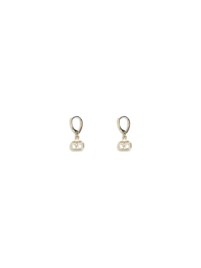 Valentino Garavani Ovalette Earrings — Gold Metal in Gold from HEWI, photo 2 of 2