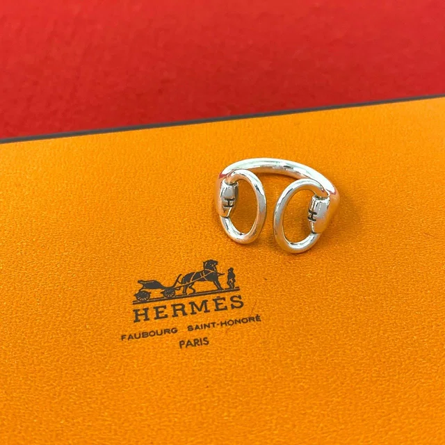 Hermès Vintage Nausicaa Ring 925 Sterling Silver in Silver from The Reluxe