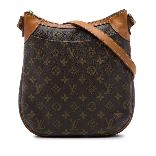 Brown Louis Vuitton Monogram Odeon PM Crossbody Bag in Brown Coated canvas from Designer Revival, photo 1 of 1