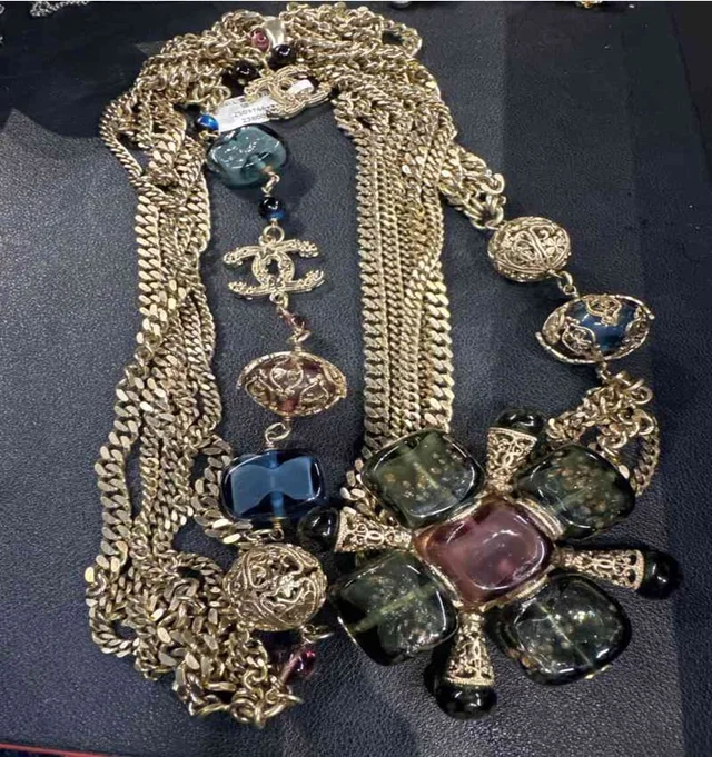 Chanel Snowflake Carved Necklace from Luxury Promise