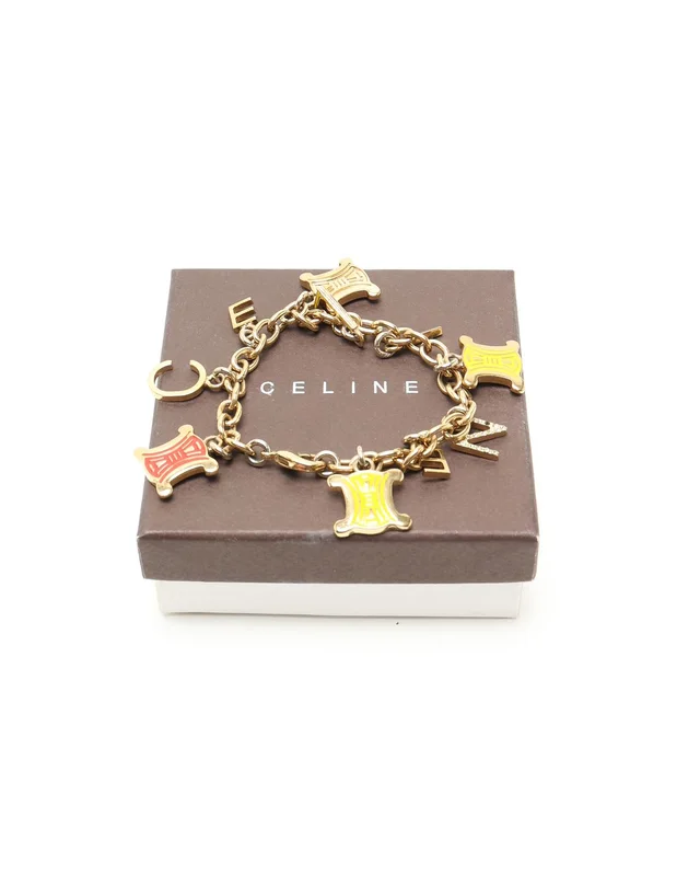 Celine Triomphe Charms Bracelet from A Retro Tale, photo 4 of 4