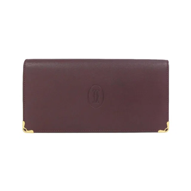 Must de Cartier Calf Long Wallet in Leather from LuxUness