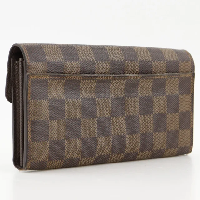 Louis Vuitton Porte Feuille Sarah Damier Long Wallet in Brown Canvas from LuxUness, photo 3 of 19