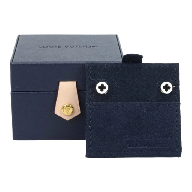 Louis Vuitton Icon White Gold Earrings in White from Luxury Promise