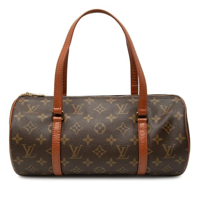 Brown Louis Vuitton Monogram Papillon 30 Handbag in Brown Coated canvas from Designer Revival