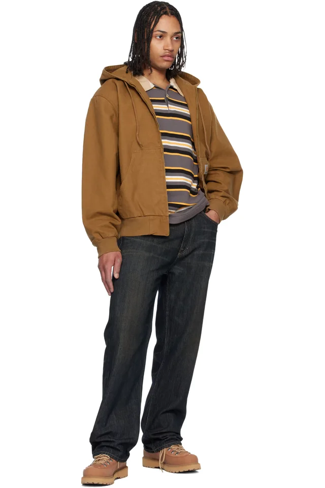 Carhartt Work In Progress Tan OG Active Jacket, photo 4 of 4 from SSENSE