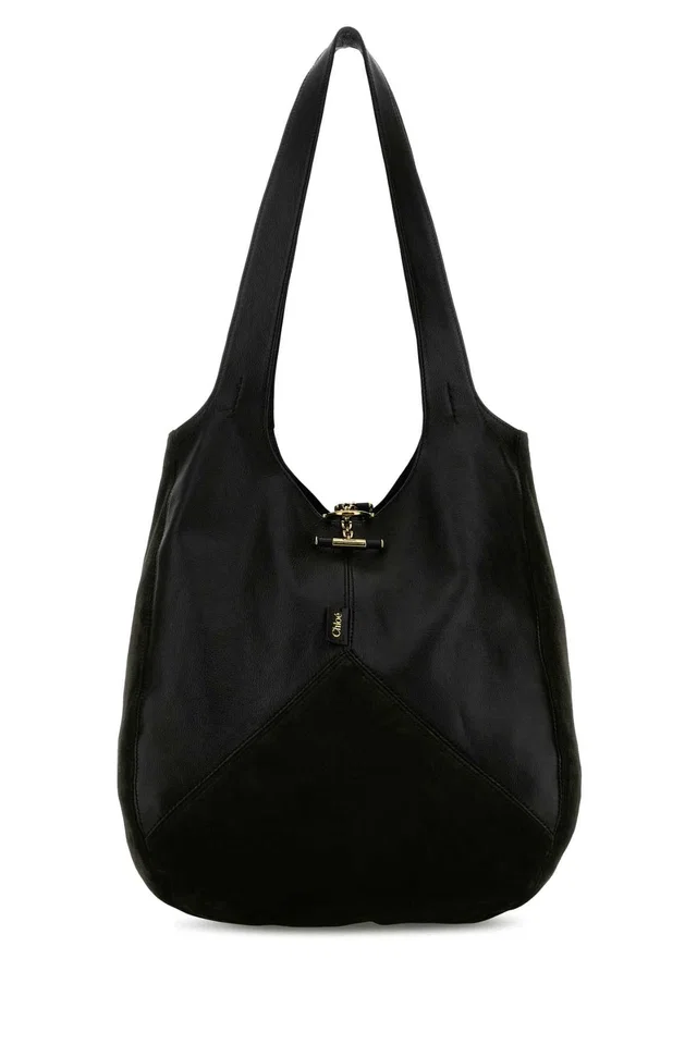 Chloé Shoulder Bag — Black in Black Calfskin from HEWI