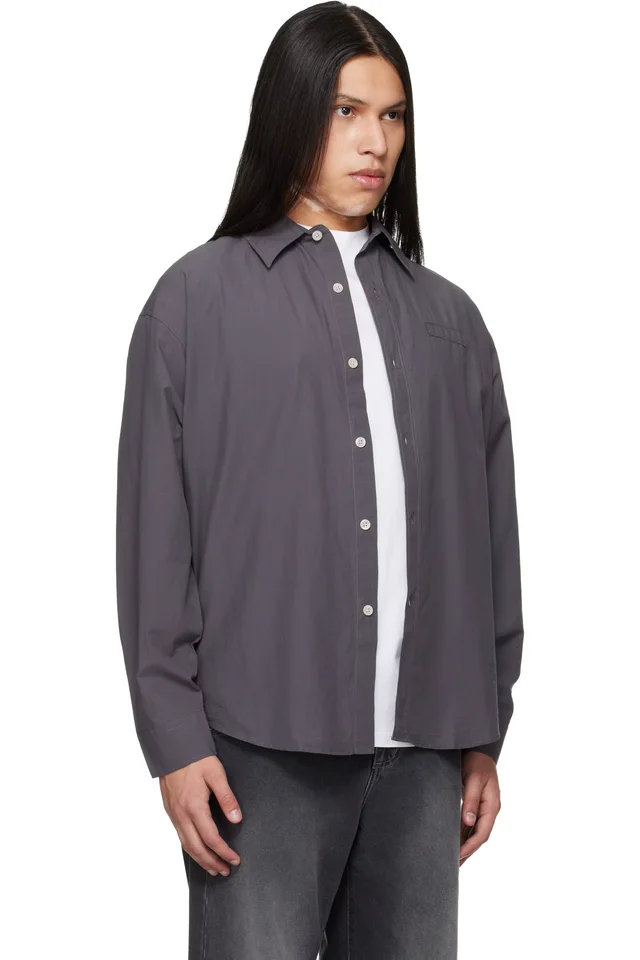 mfpen Gray Essay Shirt, photo 2 of 4 from SSENSE
