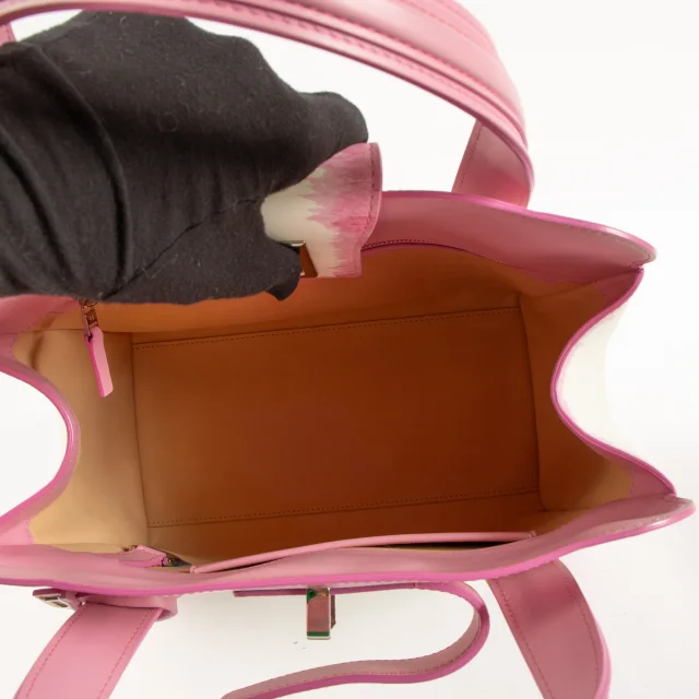 Delvaux Simplissime N/S Pink Tote Bag in Pink from Labellov, photo 6 of 6