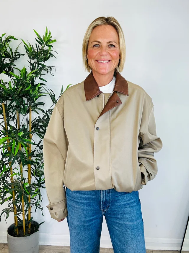 Acne Studios Opado Bomber Jacket - Size 16 in Leather from Edit Second Hand