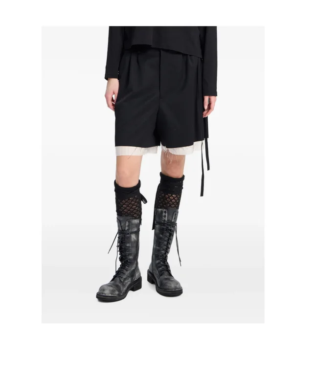 Ann Demeulemeester brushed leather lace-up combat boots, photo 3 of 6 from SENSER