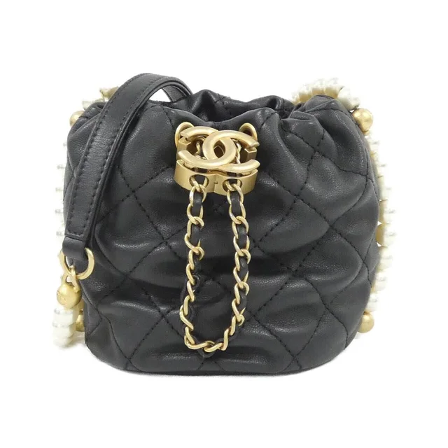 Chanel Shoulder Bag Black in Black from The Reluxe