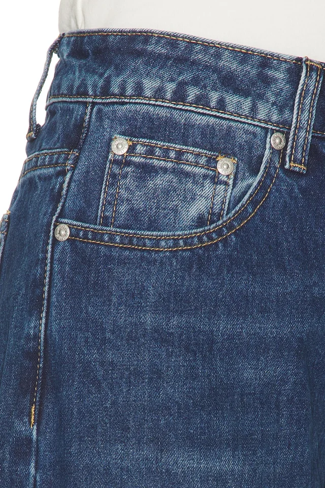 superdown Lulu Cuffed Jean in Dark Wash Blue, photo 6 of 6 from REVOLVE (Canada)