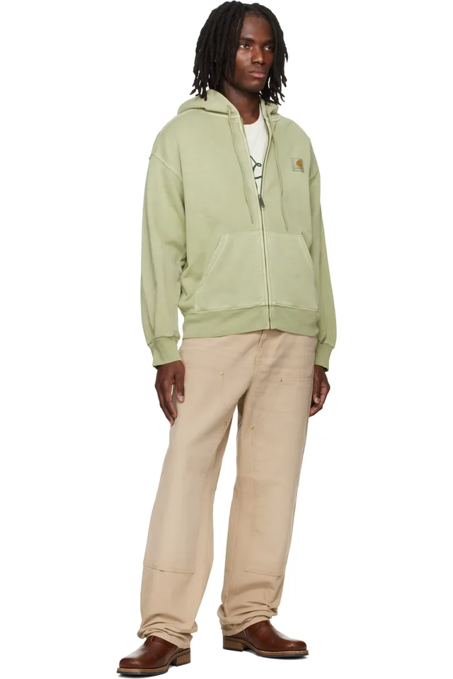 Carhartt Work In Progress Green Nelson Hoodie, photo 4 of 4 from SSENSE