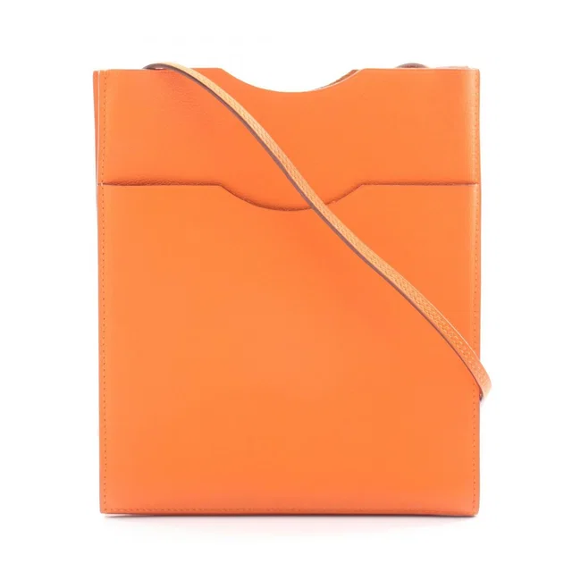 Hermès Shoulder Bag Onimaitou 2 Orange Leather in Orange Leather from The Reluxe