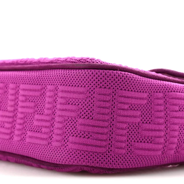 Fendi Technical Fabric FF Midi Chain Baguette Bouganville from FASHIONPHILE, photo 10 of 13