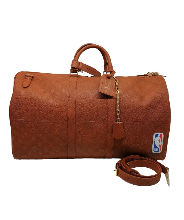 Louis Vuitton x NBA Keepall Brown Empreinte leather in Brown Leather from Luxury Promise