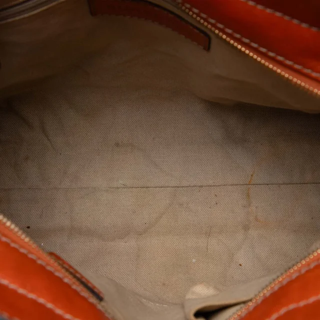 Beige Burberry Small Haymarket Check Coated Canvas Honeywood Tote Satchel in Beige Coated canvas from Designer Revival, photo 4 of 6