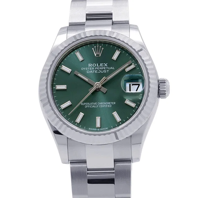 Rolex Datejust W31mm Stainless Steel K18WG Mint Green Dial278274 in Green from GALLERY RARE