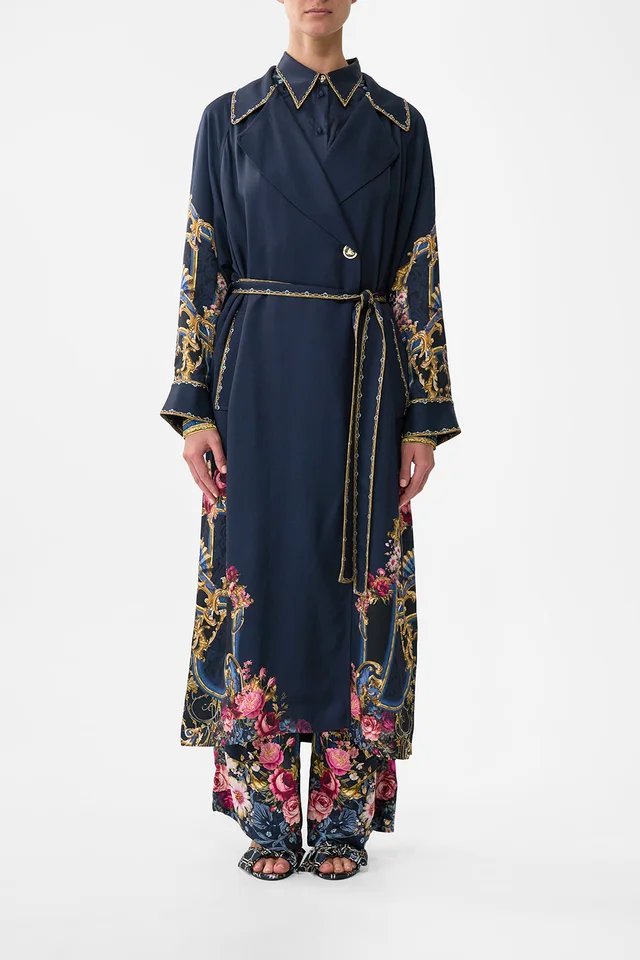 Camilla eBoutique PLEATED BACK TRENCH ORNATE ON A PLATE from CAMILLA, photo 1 of 1