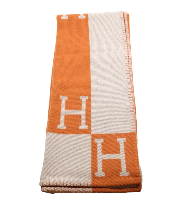 Hermès Cashmere Avalon Blanket Orange in Orange Cashmere from Luxury Promise