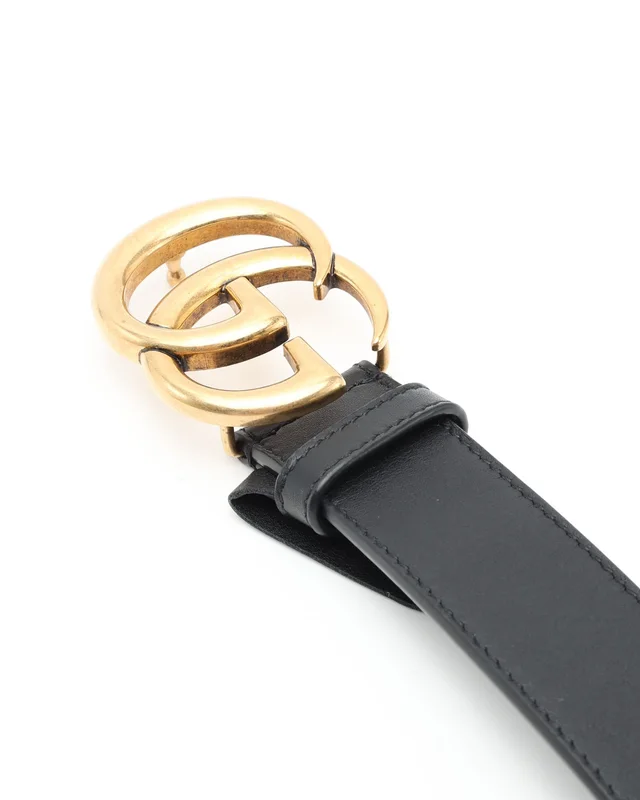Gucci GG Marmont Belt, Size 85 in Denim from A Retro Tale, photo 5 of 7