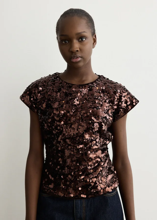 Ganni Velvet Sequins Top from Incu, photo 1 of 1