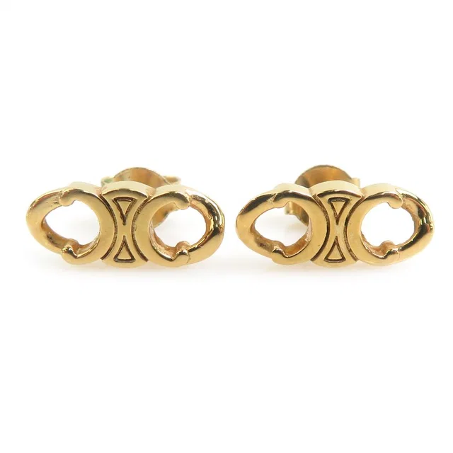 Celine Earrings Gold in Gold from The Reluxe