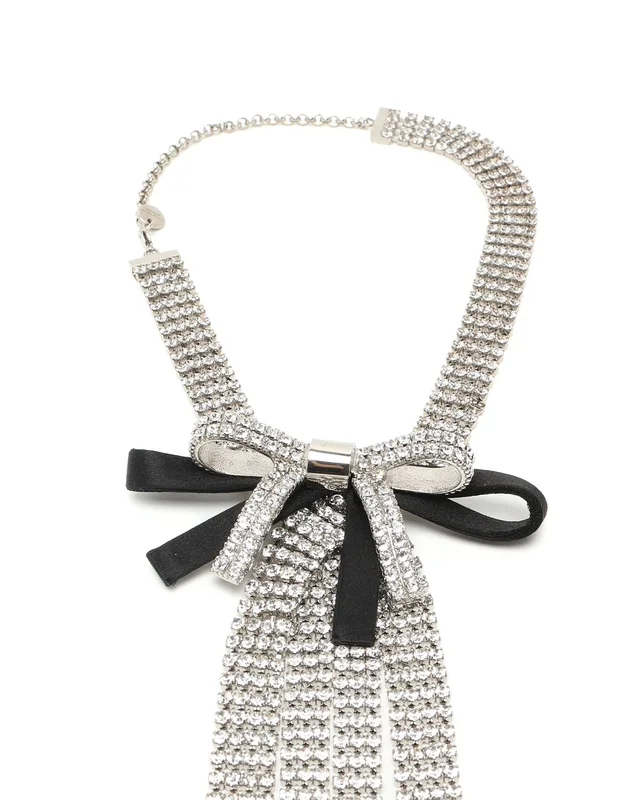Miu Miu Rhinestone Ribbon Choker from A Retro Tale, photo 4 of 6