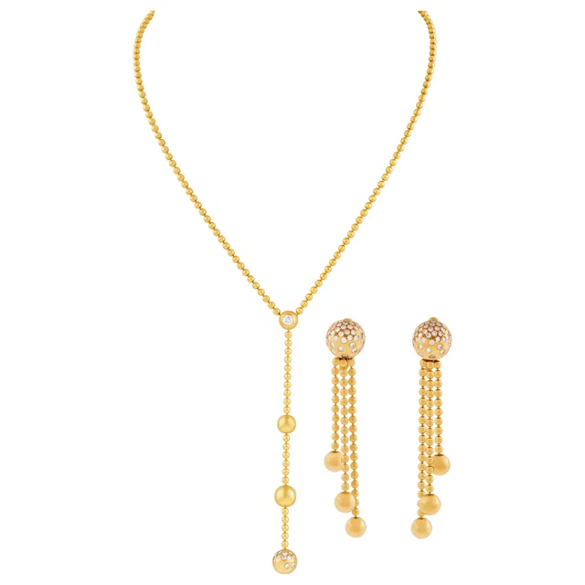 Cartier Pluie de Diamants earrings in Yellow Yellow Gold from Gray And Sons