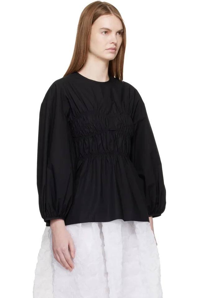 Cecilie Bahnsen Black CBcamryn Blouse, photo 2 of 2 from SSENSE
