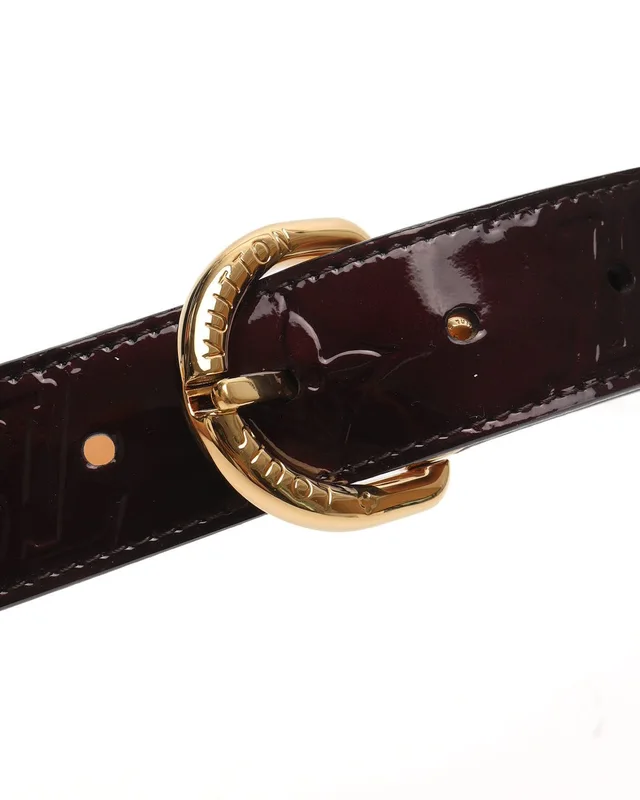 Louis Vuitton Vernis Belt, size 90 in Denim from A Retro Tale, photo 3 of 6