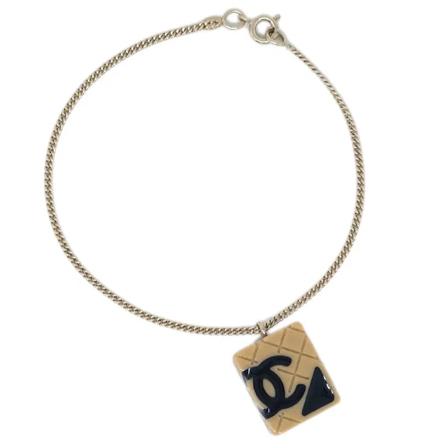 Chanel Cambon Ligne Bracelet Gold 05C in Gold from AMORE Vintage Tokyo