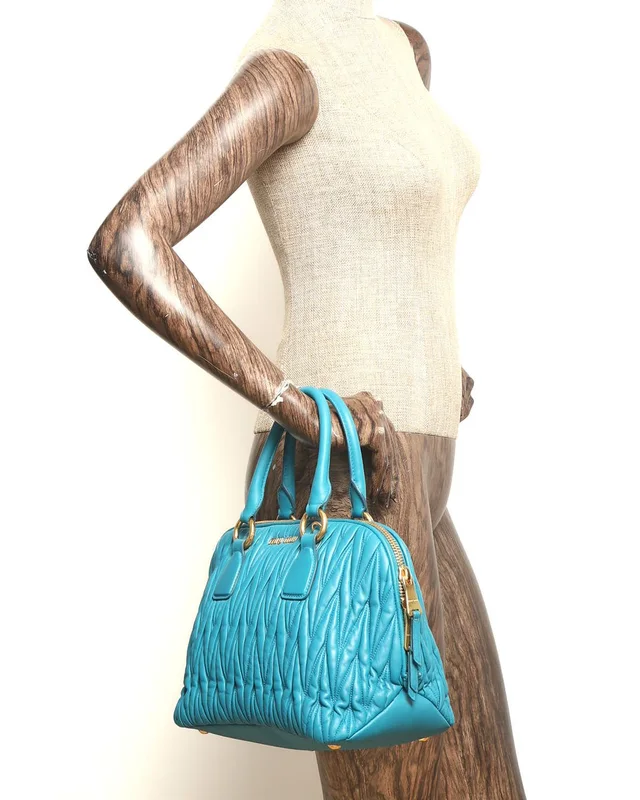 Miu Miu Matelassé Top Handle Bag in Satin from A Retro Tale, photo 8 of 8
