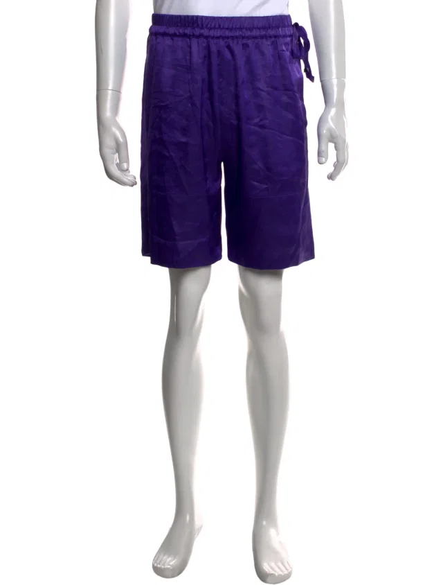Acne Studios Jogger Shorts in purple from The RealReal